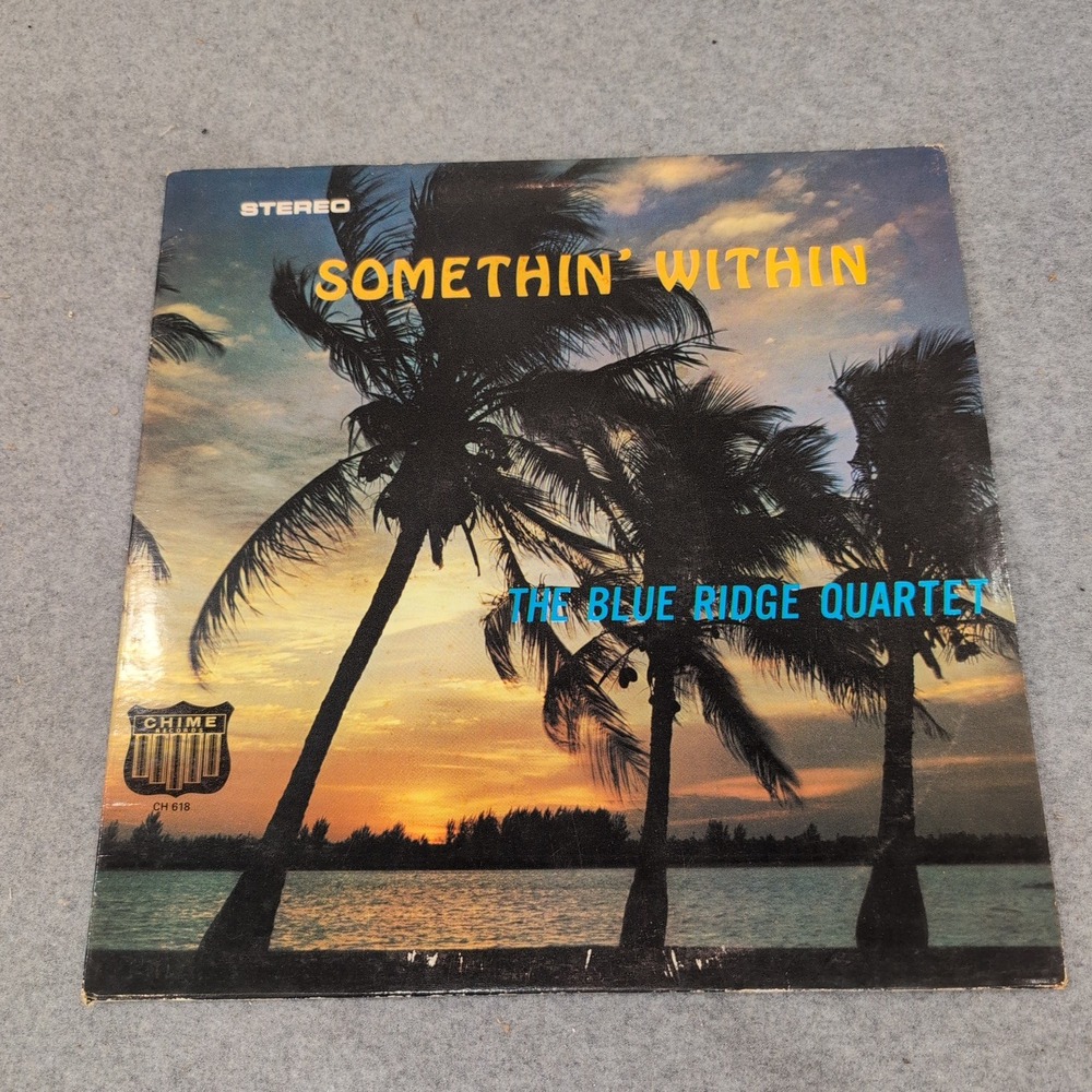 The Blue Ridge Quartet Somethin' Within Vinyl LP Chime Records CH-618 Gospel - Picture 1 of 2